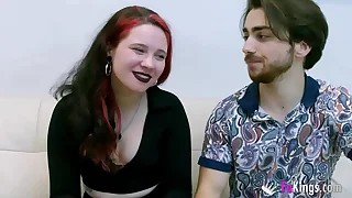 Redhead teen Inna Black is always eager close by suck cocks. She can't stand firm by without 'em!